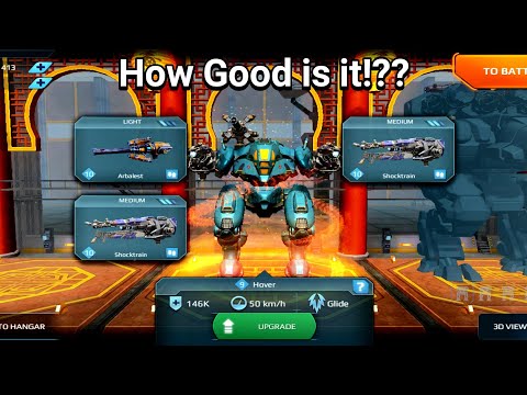 War Robots - Arbalest Shocktrain Hover Gameplay