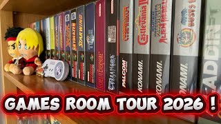 Game Room Tour March 2026 #retrogaming #videogames #gamingchannel 