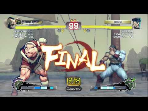 SSF4 AE: TKMSNSHVYSH (Zangief) vs Richterlee (M. Bison)