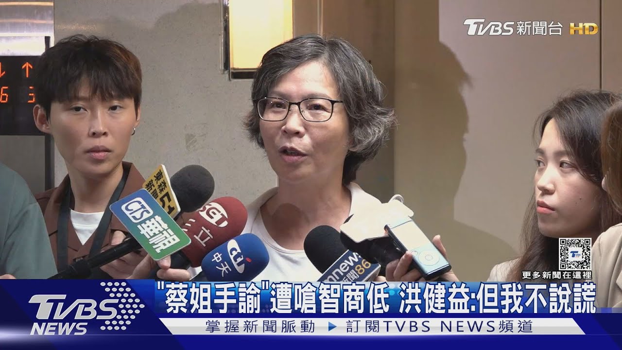 「蔡姐手諭」遭嗆智商低 洪健益:但我不說謊