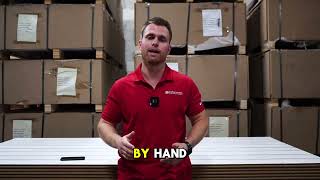 Unloading Slatwall Panels When Shipped