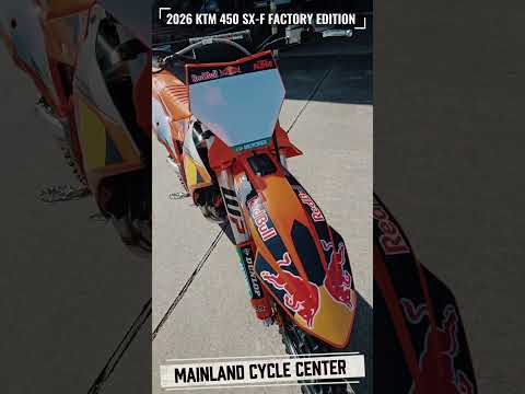 KTM 450 SX-F Factory Edition 2026 – Teaser #Motorrad #Offroad #RedBull