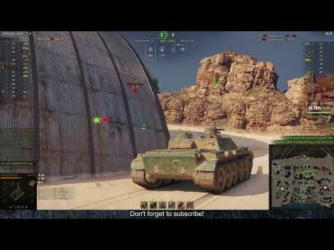 World of Tanks Overcome on Airfield in Churchill VII #worldoftanks #wot #nocommentary