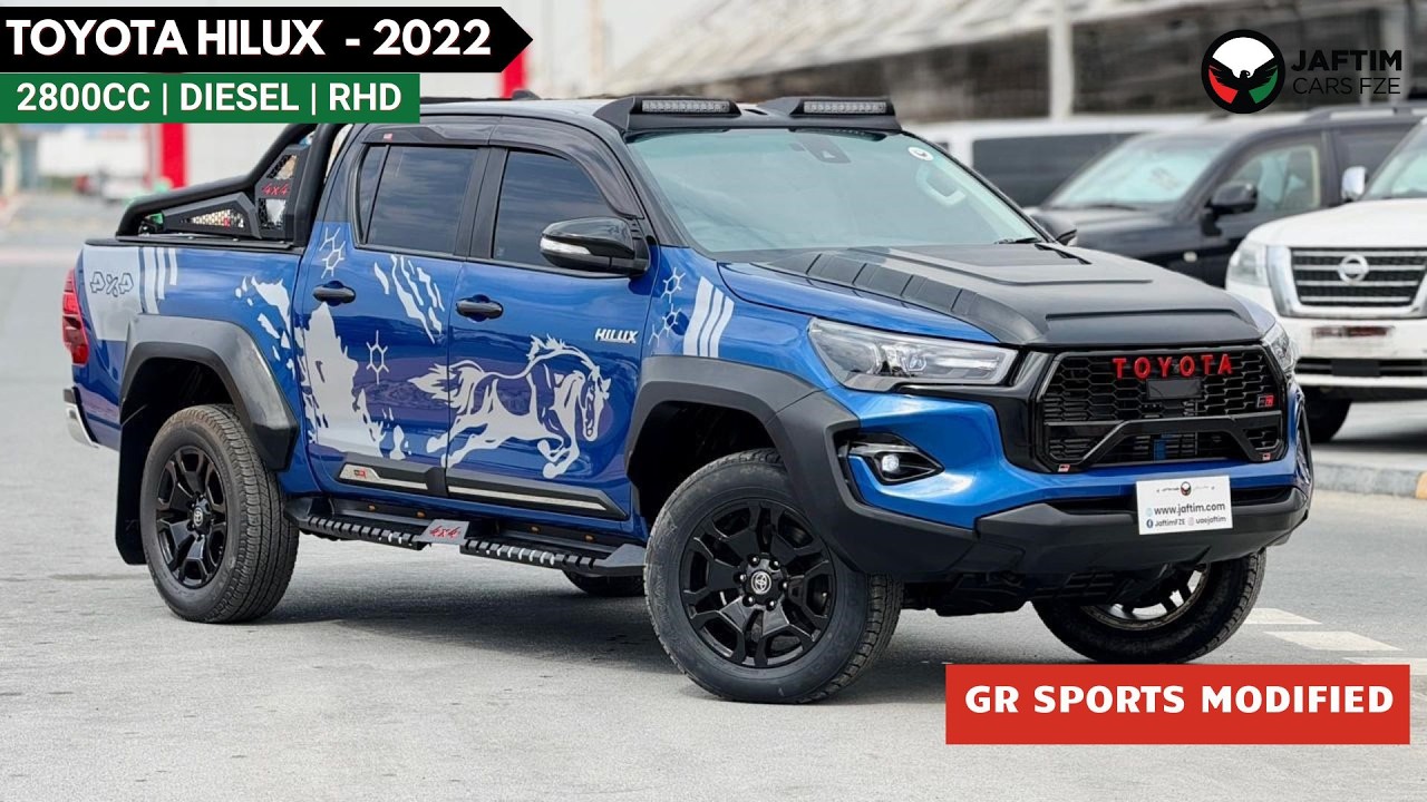 Toyota Hilux MODIFIED TO GR SPORT | DOUBLE CABIN | 4WD | 2.8 DIESEL ENGINE | AT video