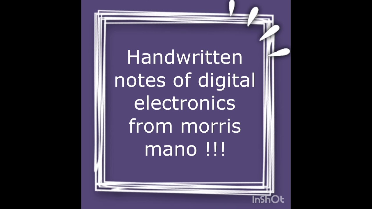 Handwritten notes digital electronics#vlsidesign#vlsi#digitalelectronics#electronics#engineering#ece