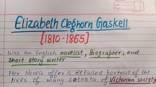 Elizabeth Gaskell Important Works & Key Points | UGC NET English Literature | Master Cadre English