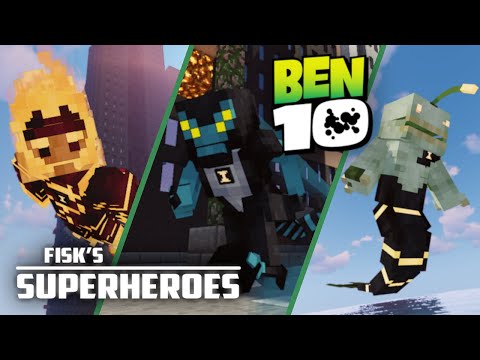 Minecraft Ben 10 The Melon Farm Rework Update! (Fisk Superheroes Heropacks)
