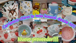 Cerámica china la más kawaii de CDMX desde $20(tazas,bowls,tazones,platos y más)Nueva tienda #nayech