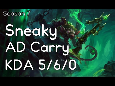 Sneaky - Twitch vs Xayah - NA - Gameplay Highlight S7