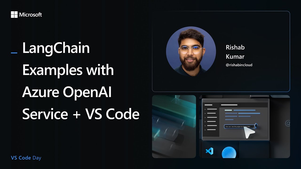 LangChain Examples with Azure OpenAI Service + VS Code