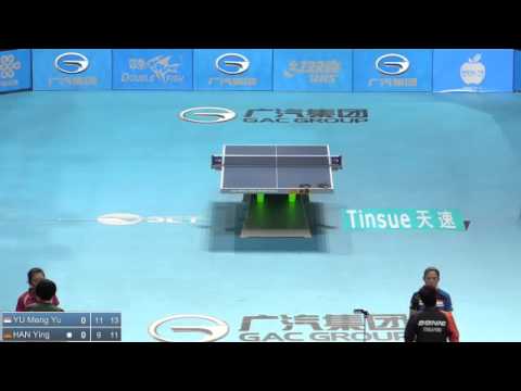 2014 Grand Finals WS R1 YU Mengyu SIN vs HAN Ying GER