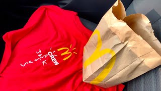 McDonald's Gave Me the TRAVIS SCOTT McDonald's EMPLOYEE Shirt (CACTUS JACK SENT ME!)