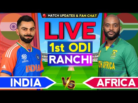 🔴 India vs South Africa | 1st Odi | Ind vs SA Live Score & Commentary | Live Match Today