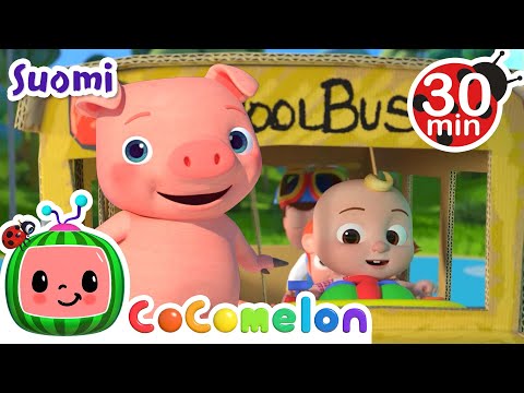 Pyörät ne pyörii | CoComelon Suomeksi - Lastenlaulut vauvoille | Lastenlauluja ja loruja