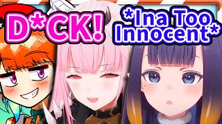 Ina is Too INAcent For Kiara's Dirty Meme 【HololiveEN】