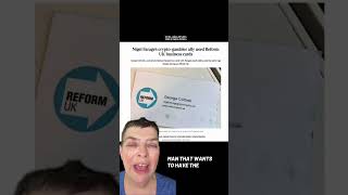 Farage’s toyboy has his business cards #politics #politicalsatire #nigelfarage #reform