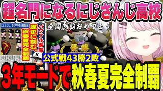 【パワプロ2026】秋春夏完全制覇をして超名門になるにじさんじ高校椎名監督/栄冠ナイン３年モード【にじさんじ切り抜き/椎名唯華】