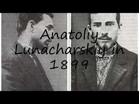 How to pronounce Anatoliy Lunacharskiy in 1899 in Russian?