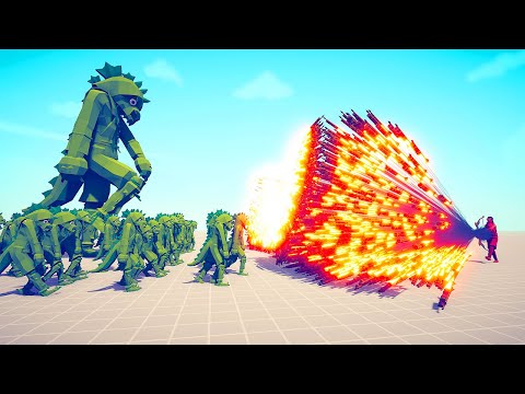 100x GODZILLA + GIANT vs DUO EVERY GODS - Totally Accurate Battle Simulator TABS