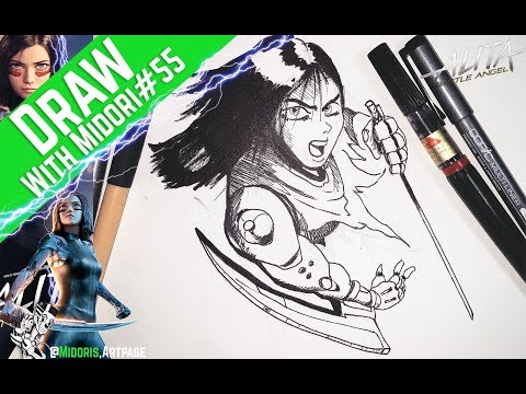 Lets Draw  Alita Battle Angel #manga