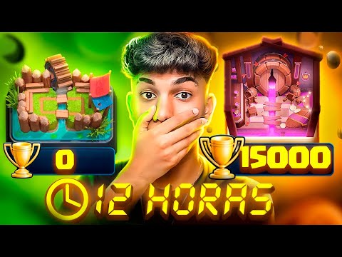 ZEREI O CLASH ROYALE DO 0 AOS 15000 TROFÉUS SEM PERDER NENHUMA PARTIDA! *histórico*