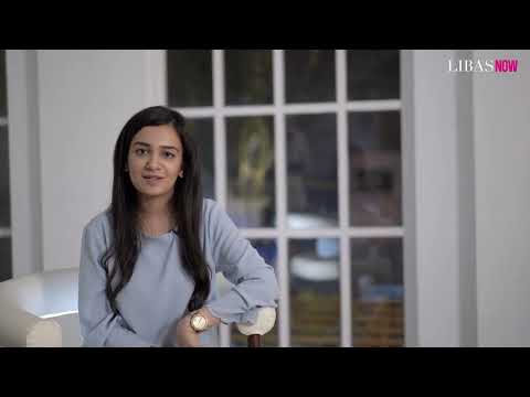 ZUBIA ZAINAB TELLING ABOUT HER COLLECTION IN PFDC