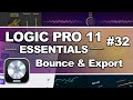 Logic Pro 11 - #32 Bounce & Export Your Project (Final Mix, Stems & Multitracks)