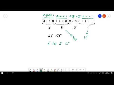 Binary to hex conversion