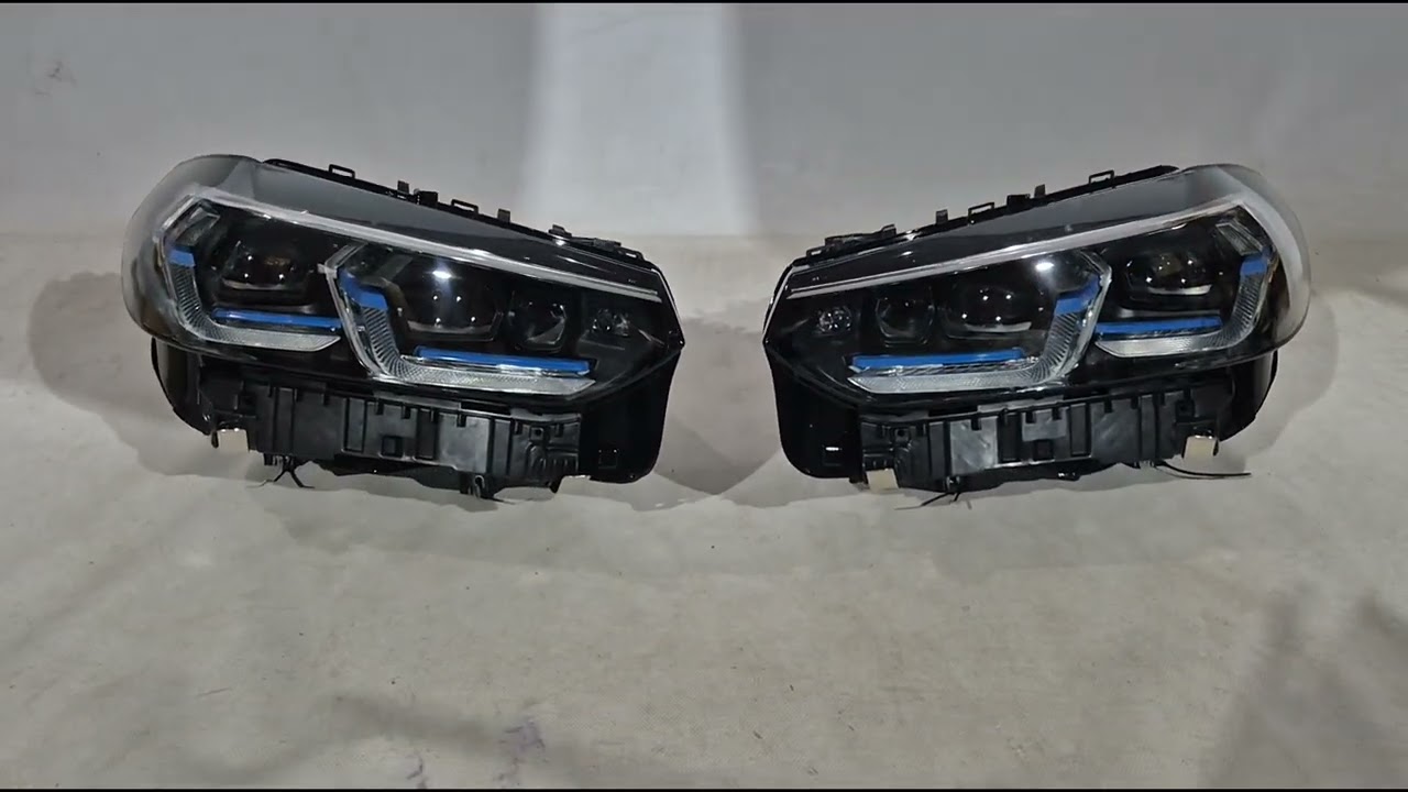 BMW X3 G01 2018- рр. Передні фари рестайлінг (потрібна заміна бамперу) Video 1