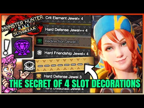 Sunbreak - How to Unlock All New POWERFUL 4 Slot Decorations ASAP - Monster Hunter Rise Sunbreak!