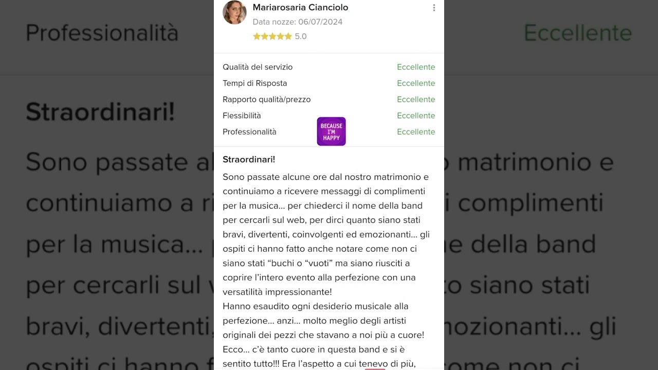 Recensione Cliente