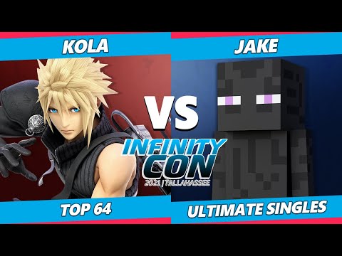 Infinity Con 2021 Top 64 - Kola (Roy) Vs. Jake (Steve) SSBU Ultimate Tournament