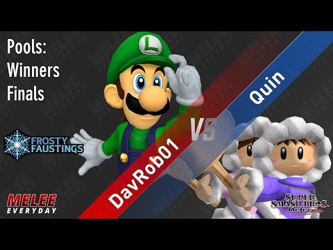 Frosty Faustings IX - DavRob01 (Luigi) vs. Quin (Ice Climbers) - SSBM - Pools, Winners Finals