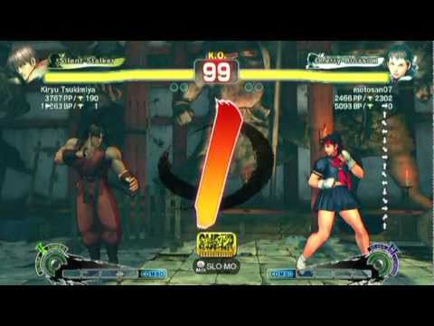 SSF4 AE: Kiryu Tsukimiya(Guy) vs motosan07(Makoto) - HD 720p