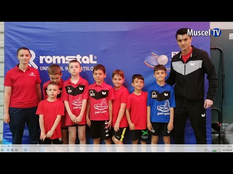 Jurnal MUSCEL TV 03.07.2023 SPORT - Tenis de masă - Lotul de juniori CS Voința la naționalele U11
