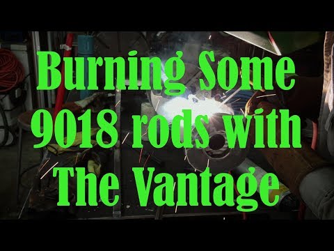 Burning Some Esab 9018 Rods With My Lincoln Vantage