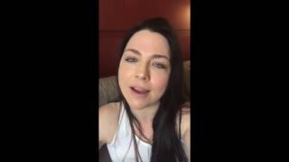 Amy Lee  - Message about the release of Voice From The Stone (04/28/2017)