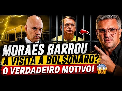 💣MORAES BARROU A VISITA A BOLSONARO? JULIAN LEMOS REVELA O QUE ESTARIA POR TRÁS DA DECISÃO!🔥