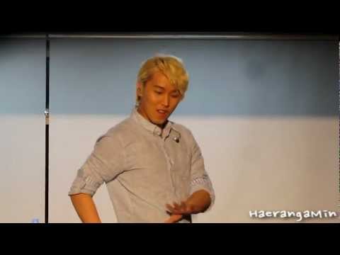 [Fancam] 120718 Sukira 앞마당콘서트 Sungmin - Sexy, Free & Single (+Sexy Dance)