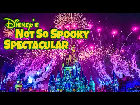NEW Mickey's Not So Scary Halloween Party Firework Show