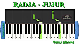 Download lagu Radja - jujur II not pianika II vanjul pianika mp3