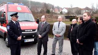 preview picture of video 'Slavnostní předání DA-L1Z Iveco SDH Tišnov'