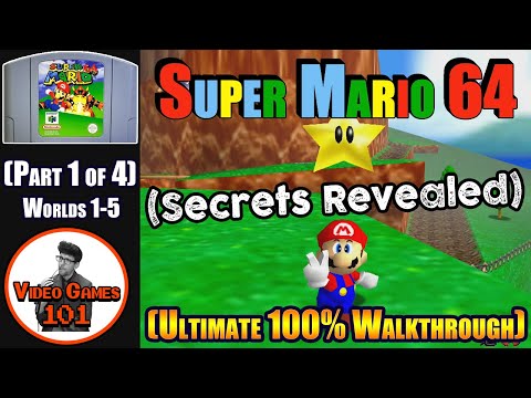 Super Mario 64 Walkthrough | Part 1 of 4 | Video Games 101