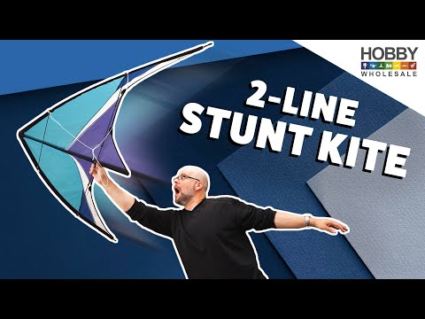 Hobby Wholesale 2-Line Stunt Kite Unboxing