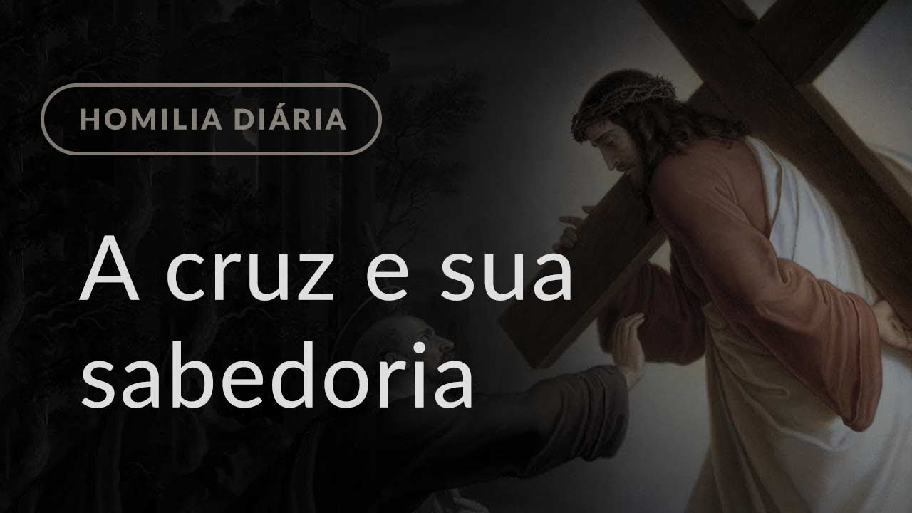 A cruz e sua sabedoria (Homilia Diária.1310: Quarta-feira da 31.ª Semana do Tempo Comum)