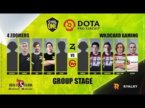 4 Zoomers vs Wildcard Gaming - DPC NA 2021/22 Tour 2: Division I - Group Stage - B03