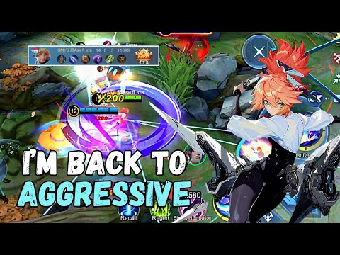 MY FANNY BACK TO PLAYING AGGRESSIVE AGAIN - FANNY GAMEPLAY 2023 | MLBB