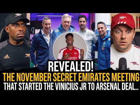 REVEALED! The Secret Emirates Meeting That Started The Vinicius Jr To Arsenal Deal