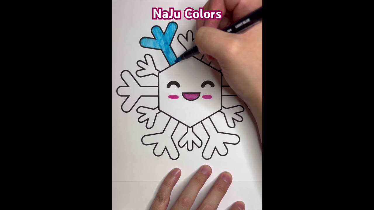 Snowflakes #snowflake #christmas #coloring #watch