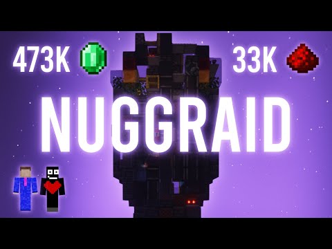 Minecraft POWERFUL Stacking Raid Farm - 900K Items Per Hour! [NuggRaid]